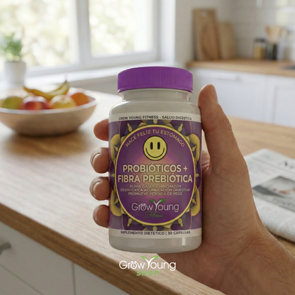 Suplemento Diario Grow Young: Probiótico + Prebiótico