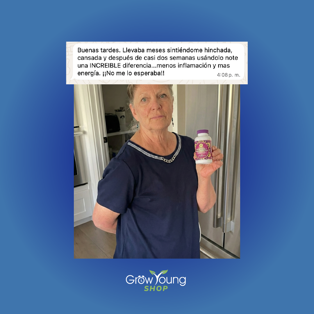 Suplemento Diario Grow Young: Probiótico + Prebiótico