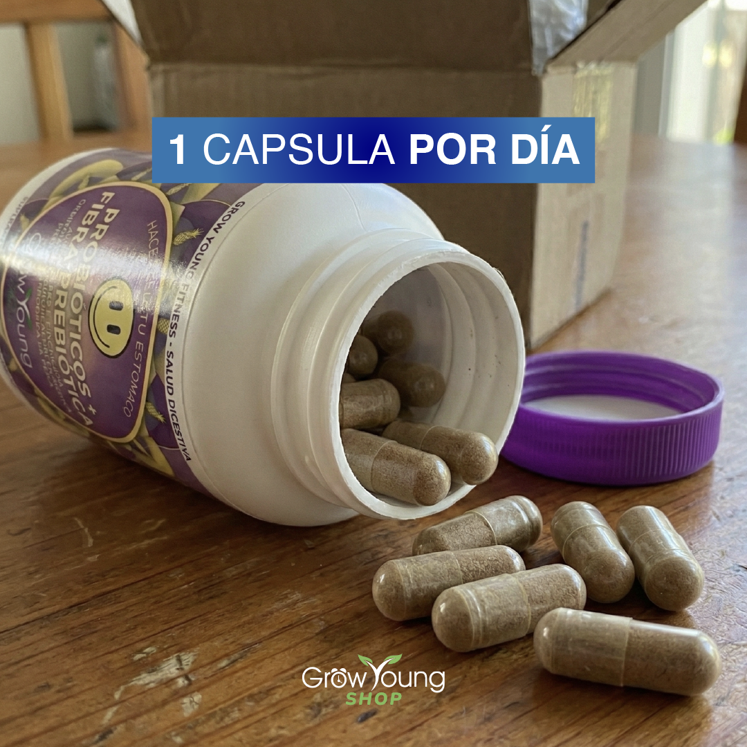 Suplemento Diario Grow Young: Probiótico + Prebiótico